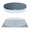 Piscina Intex METAL FRAME 26732NP (549x122cm - 24311Litros) - Com Bomba, Escada, Cobertura e Base